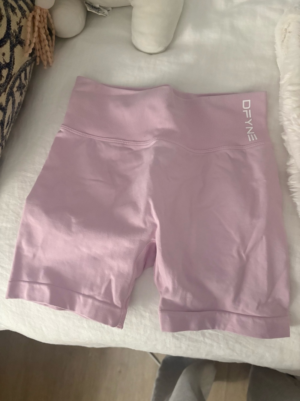 High-Rise Lilac Women’s Biker Shorts